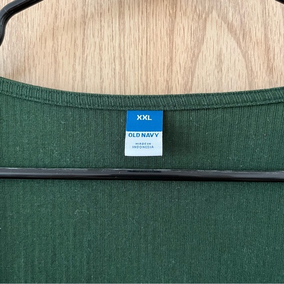 Old Navy Long-Sleeve Square-Neck Rib-Knit Bodysuit for Women - Picture 4 of 8